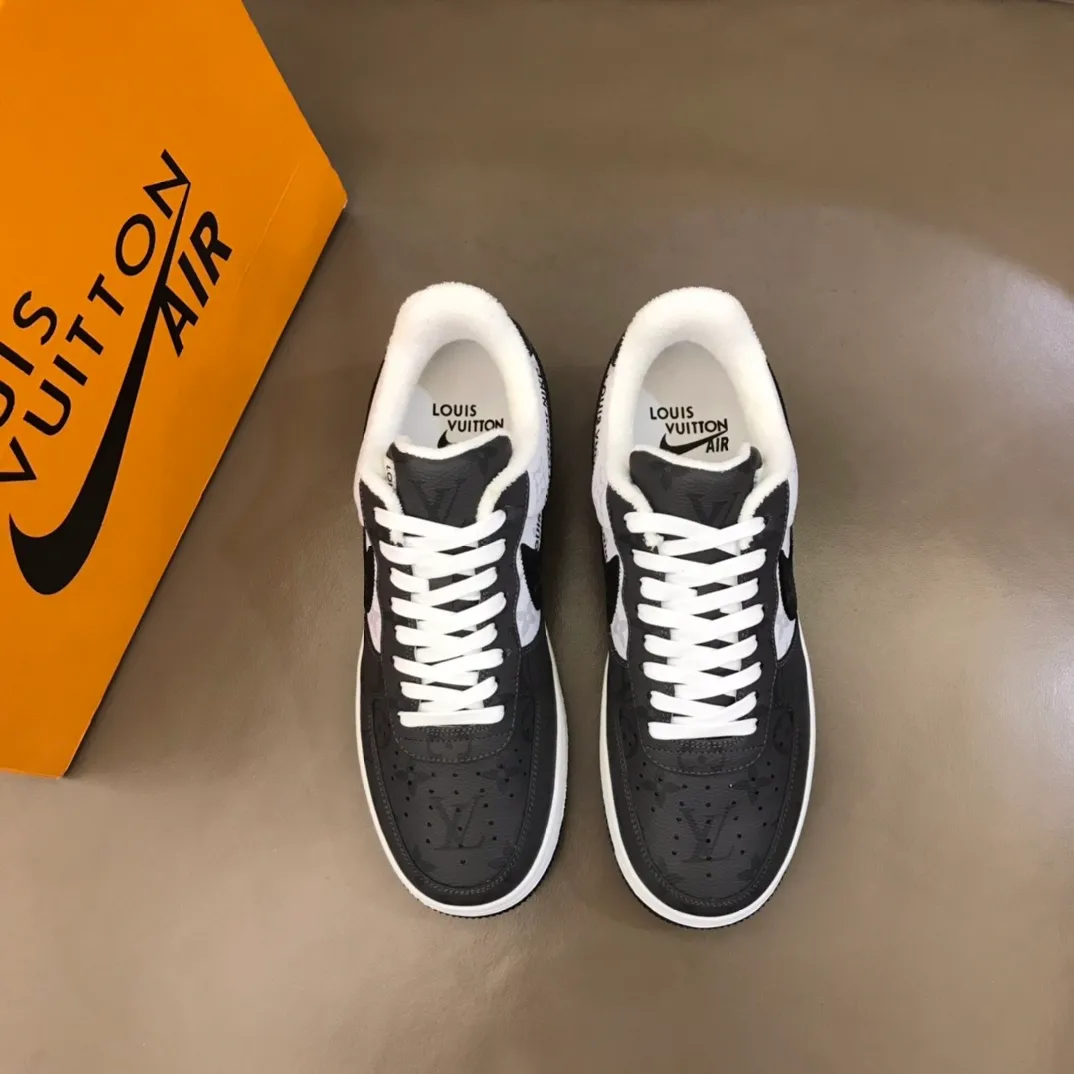 Men's shoes 💰p420 "*OUIS *UITTO*" x OFF-WHITE x Nike tripartite collaboration! Trendy and cool men's casual sports shoes with unrivaled color matching. The design idea basically continues the style of THE TEN. The Swoosh line and tongue label have a very familiar visual effect and are both fashionable and trendy! A must-have for fashionistas! The effect on your feet is absolutely stunning! (The original drawer packaging accessories are complete) Code number 38-45
